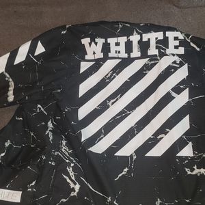 Off white Marble coat